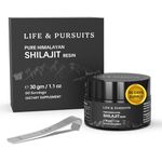 Life & Pursuits Pure Himalayan Shilajit Resin 30 Gm, Natural Gold Grade Dietary Supplement Men & Women, Boosts Metabolism & Promotes, 85+ Trace Minerals, Rich In Fulvic Acid, 30 Gm (Pack Of 1)