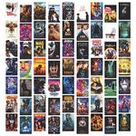 Twinster Aesthetic Movie Wall Stickers Collage Kit, Set of 63 Poster for Room Decoration, Home Décor Items Self-Adhesive Wall Stickers Size:4.0x6.0 inches