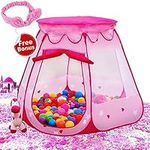 Pink Princess Tent Toys for 1 Year 
