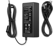 24V DC Power Supply 3A Universal AC Adapter, 100-240 50/60Hz AC to DC 24 Volts 3Amp Power Adapter Transformer, DC 24V Power Cord, 5.5mm x 2.5mm DC Plug