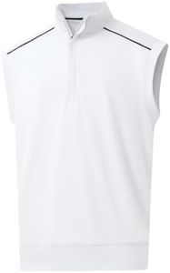 Rouen 1/4 Zip Pullover Mens Golf Vest Athletic Dry Fit Soft Casual Breathable Performance Print Golf Vests For Men