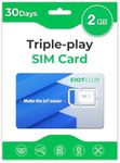 EIOTCLUB Data SIM Card Triple Play-