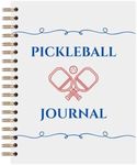 Pickleball Prep Journal, A5 Hardcover Spiral Pickleball Journal with 160 Pages, 100gsm Lined Paper, Perfect for Pickleball Players – Fun and Unique Pickleball Gift for Men and Women (Red/White/Blue)