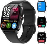 Smart Watch for Men Women, Bluetooth Call Smartwatch with AI Voice, 1.85" HD DIY Dial Fitness Watch, Heart Rate/SpO2/Steps/Sleep Monitor, 100+ Sports Modes, IP68 Waterproof Watch for Android iOS