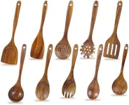 FJNATINH 10 PCS Wooden Spoons for C
