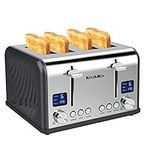 KitchMix Toaster 4 Slice, Bagel Sta