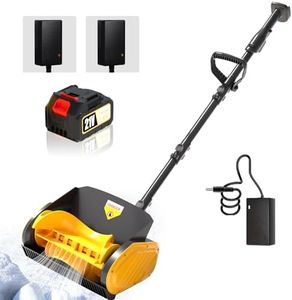 US Charger Included! Crodless Snow Shovel Electric Snow Blower