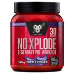 BSN Nutrition N.O.-Xplode Pre Workout Powder Food Supplement, Energy and Focus support with Caffeine, Amino Acids, Vitamin C and Zinc, Purple Power Flavour, 30 Servings, 390 g