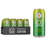 ‎Sparkling Ice Caffeine Citrus Twist Sparkling Water. Caffeinated Sparkling Water from Coffee Beans and Green Tea Extracts for the Perfect Pick-Me-Up., 473 mL (Pack of 12)