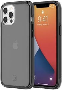 Incipio Funda delgada compatible con iPhone 12 Pro Max - Negro translúcido