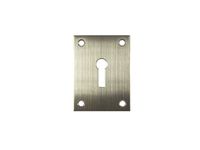 Flat Plate Screw On Escutcheon Euro - Keyway - Blank (Key Way)