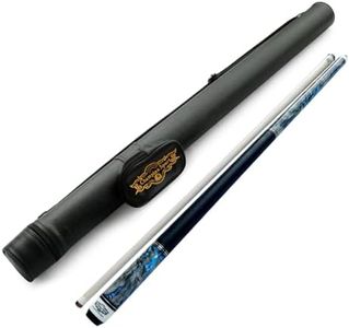 Champion Constellation Billiard Pool Cue Stick,56 inches, 57 inches, 60 inches, 11.75, 12.5mm, 12.75mm, or 13mm, White or Black Case (12.5mm tip Size, Black case, CN-5 Pool cue 58" Long 19oz)