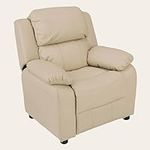 JC Home Soft Leather Kids Recliner 