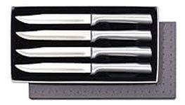 Rada Cutlery 4-Piece Utility Steak Knife Set – Stainless Steel Steak Knives with Aluminum Handles