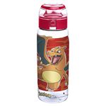 Zak Designs POKC-K951 Pokemon Reusable Tritan Plastic Water Bottle with Flip Top Cap, Pokemon-K951