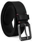 Timberland PRO Men's 40mm Workwear Work Belt Leather Belt, Black/Roller Buckley, 36