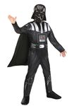 STAR WARS Boys Deluxe Darth Vader Costume, Kids Halloween Costume, Child - Officially Licensed Small