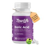 NewLife Naturals - Medical Grade Boric Acid Vaginal Suppositories - 600mg - 100% Pure Womens pH Balance Pills - Yeast Infection & Bacterial Vaginosis - 30 Capsules: Made in USA