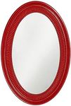 Howard Elliott Collection 2110R Ethan Mirror, Red