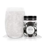 Sweet Spell Edible Glitter (15g) - Shimmer Sparkles for Drinks, Cakes, Cocktails - 100% Edible & Food Grade Glitter, Vegan, Gluten-Free (White Silver)