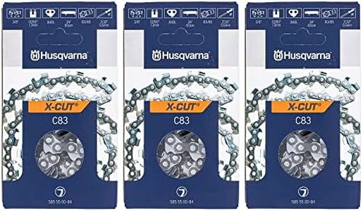 Husqvarna 585550084 24" C83 X-Cut 24" Chain 3/8" .050" 84 DL 3 Pack