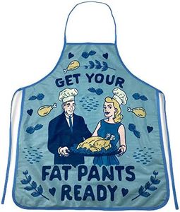 Crazy Dog T-Shirts Get Your Fat Pants Ready Funny Thanksgiving Dinner Graphic Kitchen Accessories (Apron)