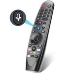 Gvirtue AKB75855501 AN-MR20GA Remote Control Compatible with LG Magic Remote MR19BA AN-MR18BA Magic Remote Control for All LG TV Remote AN-MR650 AN-MR650A AN-MR650B AN-MR650G (With Voice Search)