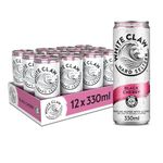 WHITE CLAW® | Black Cherry | Alcoholic Sparkling Water with a hint of natural flavours | Light and Refreshing Taste | 4.5% ABV | 95 kcal | UK’s #1 Hard Seltzer | 12 x 330ml can pack