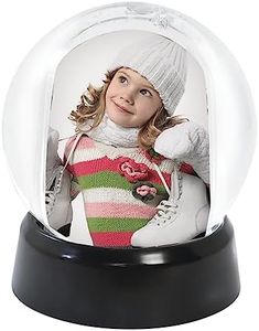 Mini Photo Snow Globe with Black Base - Pack of 36