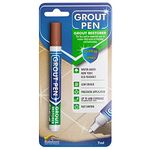 Grout Pen - Designed for restoring tile grout in bathrooms & kitchens (Terracotta)