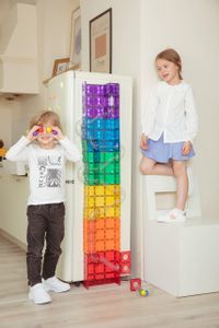 MEGAGONTILES Marble Run Set – 120-Piece Building Toy