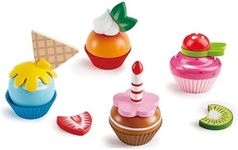 Hape Cupcakes | Colorful Wooden Cup