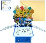 YQQZQ Pop Up Happy Birthday Card,3D