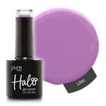 Halo Gel Polish 8ml - Lilac. UV/LED Gel Nail Polish, Long Lasting & Easy To Apply. Soak Off Gel Polish, Nail Art Colours For Manicure & Pedicure. Gel Polish For Professional & Home Use.