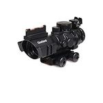 Goetland 4x32 Rifle Scope Tactical Prismatic Glass Crosshair Reticle with Fiber Optic Sight