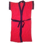 Kid's Cotton Bath Gown Bathrobe (Red, 5-6 Years)