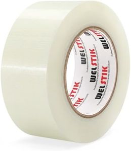 Welstik Tape Professional Grade Duct Tape, Waterproof Cloth Fabric,Colored Heavy Duty Tape for Photographers,Repairs, DIY, Crafts, Indoor Outdoor Use, Waterproof Tape,2 Inch X 45 Yards, Clear
