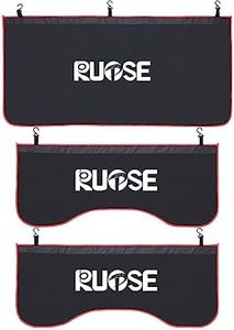 RUPSE Automotive Mechanic Magnetic Fender Cover Mat Pad Protective Mat for Repair Automotive Work (Black/Red, Medium)
