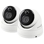 Swann Full HD 1080p Thermal Sensing CCTV Security Dome Cameras, 2 Pack