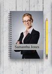 Personalised Notebook with Your own Photo/Image/Text Logo A5 Notebook Professional Font