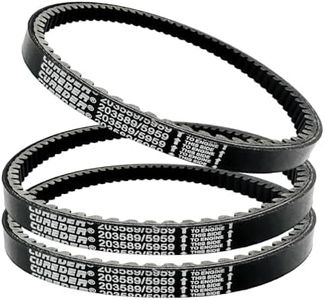 Cureder 3 Pack of Drive Belt for 30 Series Go Kart Torque Converter Drive Belt Replaces Manco 5959 / Comet 203589