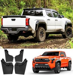 KSGMFED Mud Flaps Splash Guards Compatible with Toyota Tacoma 2024 Accessories,4PCS Front and Rear All-Weather Upgrade Mud Guards No Drilling Heavy Duty Fender Mudguards for Exterior Accessories