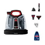 Bissell Portable Wet & Dry Vacuum Cleaner|Heatwave Technology removes Curry & Tough Stains|Deep Cleans Carpet, Sofa, Curtains, Mattress, Refreshes Garments|2 Yrs Warranty|Cleaning Formula incl