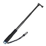 VVHOOY Selfie Stick Extendable 11.25-37inch Handheld Aluminum Telescopic Pole Monopod Compatible with Gopro Hero 12 11 10 9 8 7 6 5,AKASO EK7000,Brave 4,V50,Dragon Touch,Victure,REMALI Action Camera