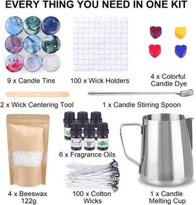 Beeswax Candle Making Kit – DIY Craft Set for Homemade Candles