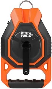 KLEIN TOOLS CHLK150 Heavy-Duty Chalk Reel, 150-Foot, 4:1 Gear Ratio, Chalk Line and Rubber Stopper Top with a Nested Ring Design