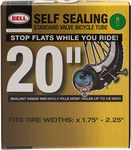 Bell Sports Cycle Products Bell Self Sealing Inner Tube, Black, 20-Inch