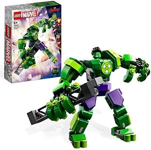 LEGO Super Heroes Marvel Hulk Mech Armour 76241 Building Toy Set, Avengers Figure for Hands-On Action; for Kids Aged 6+