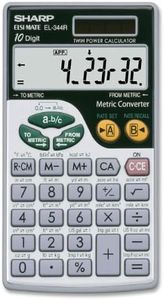 Sharp EL344RB 10-Digit Calculator with Punctuation