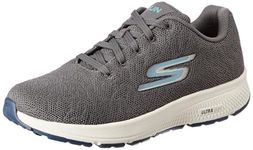 Skechers-Men's Running Shoes-894178ID-CCBL-9 Charcoal/Blue